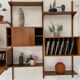 "Royal System" set of 4 teak columns, by Poul Cadovius 1970