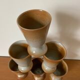 6 mugs grès Selency x Monoprix Croisé Laroche