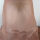 Art Deco pink glass tulip signed ROS / Degué – circa 1930-1940