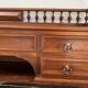 19th century walnut stepped desk