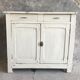 White parisian sideboard early twentieth century