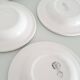 Set of 6 "Bird of Paradise" soup plates from Sarreguemines