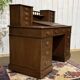 English oak graduated desk from the late 19th century.