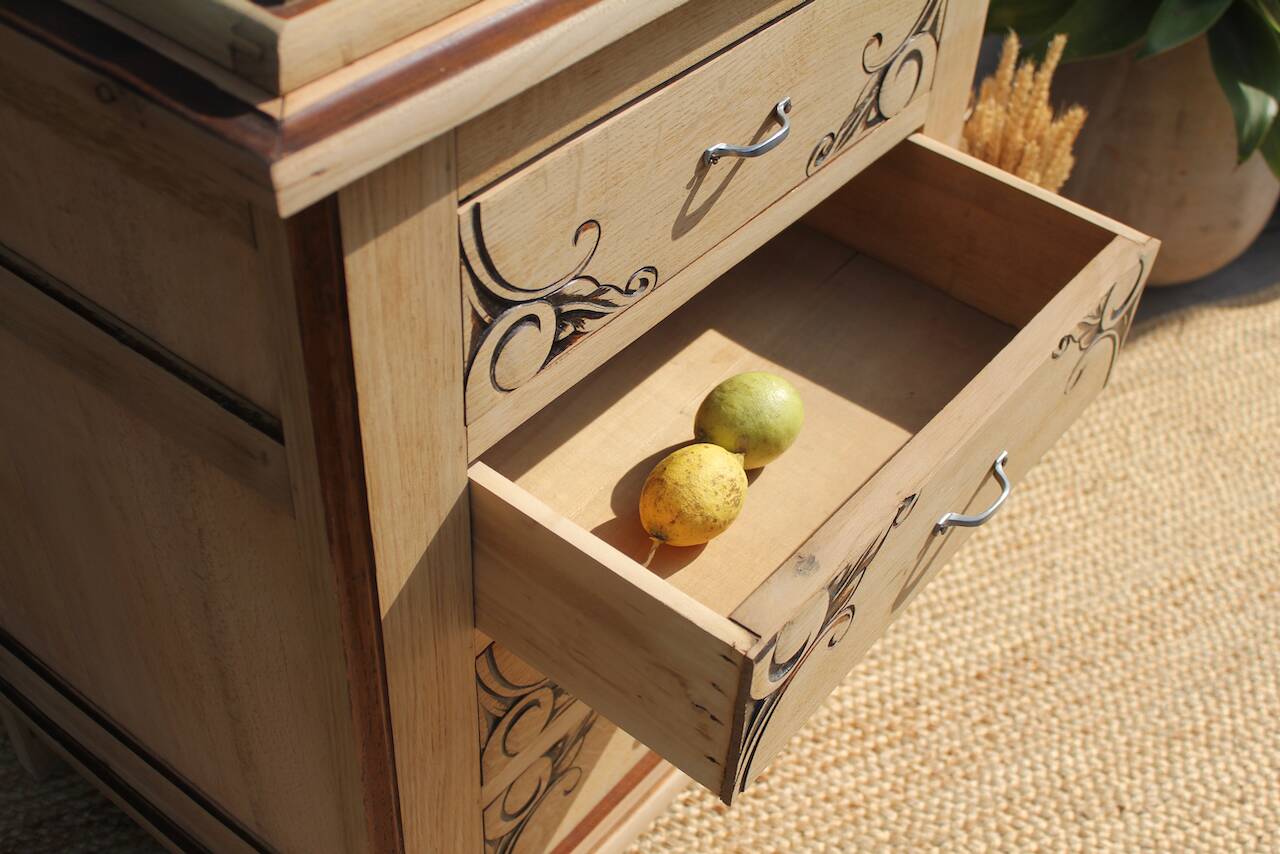 Small art deco chest of drawers