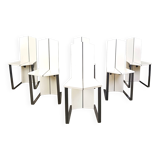 Post modern dining chairs, set of 6 - 1980s
