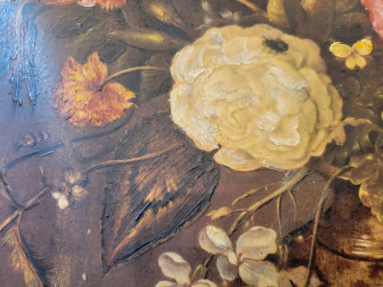 Still life Bouquet of flowers in oil