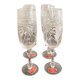 Lot de 6 verres à vin en cristal de Lorraine - modèle Gérard