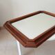 Vintage octagonal bevelled mirror from the 1960s.