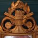Louis XVI mirror (eighteenth century) in gilded stucco wood H 80 cm