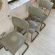 Trio de chaises Tubax 1950