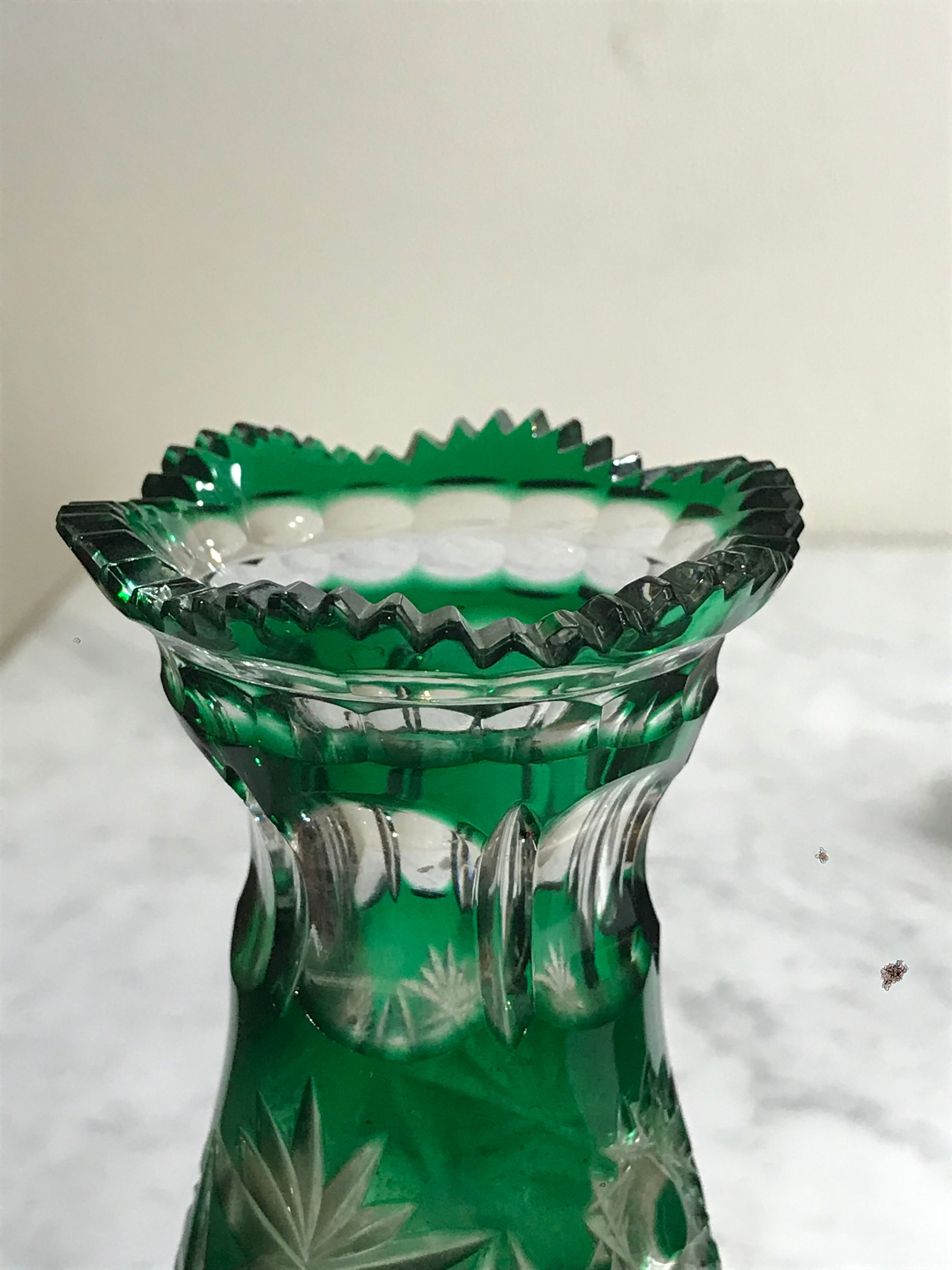 Vase cristal de Bohème