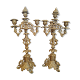 2 candlesticks in golden regulation