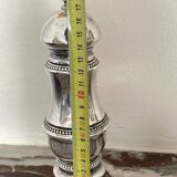 Silver metal pepper mill