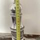 Silver metal pepper mill