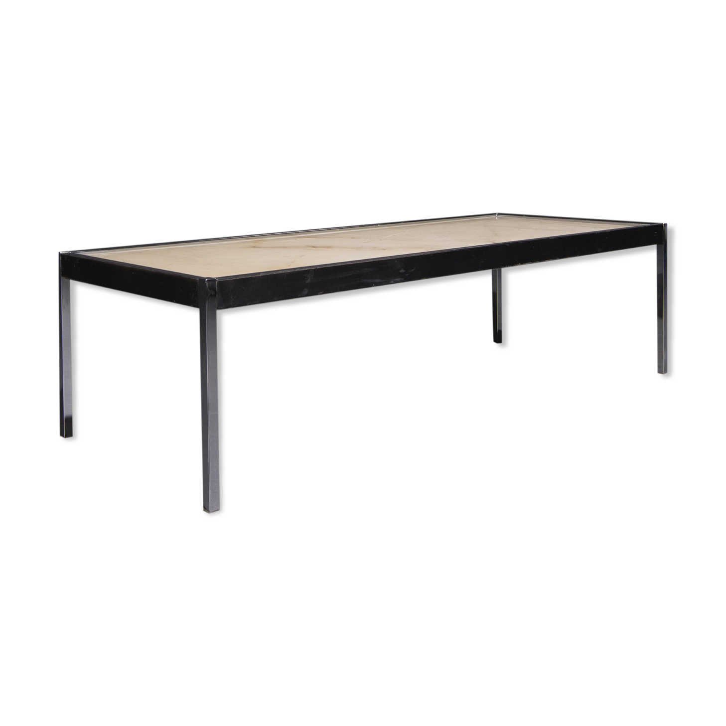 Design coffee table made of marble in the 70