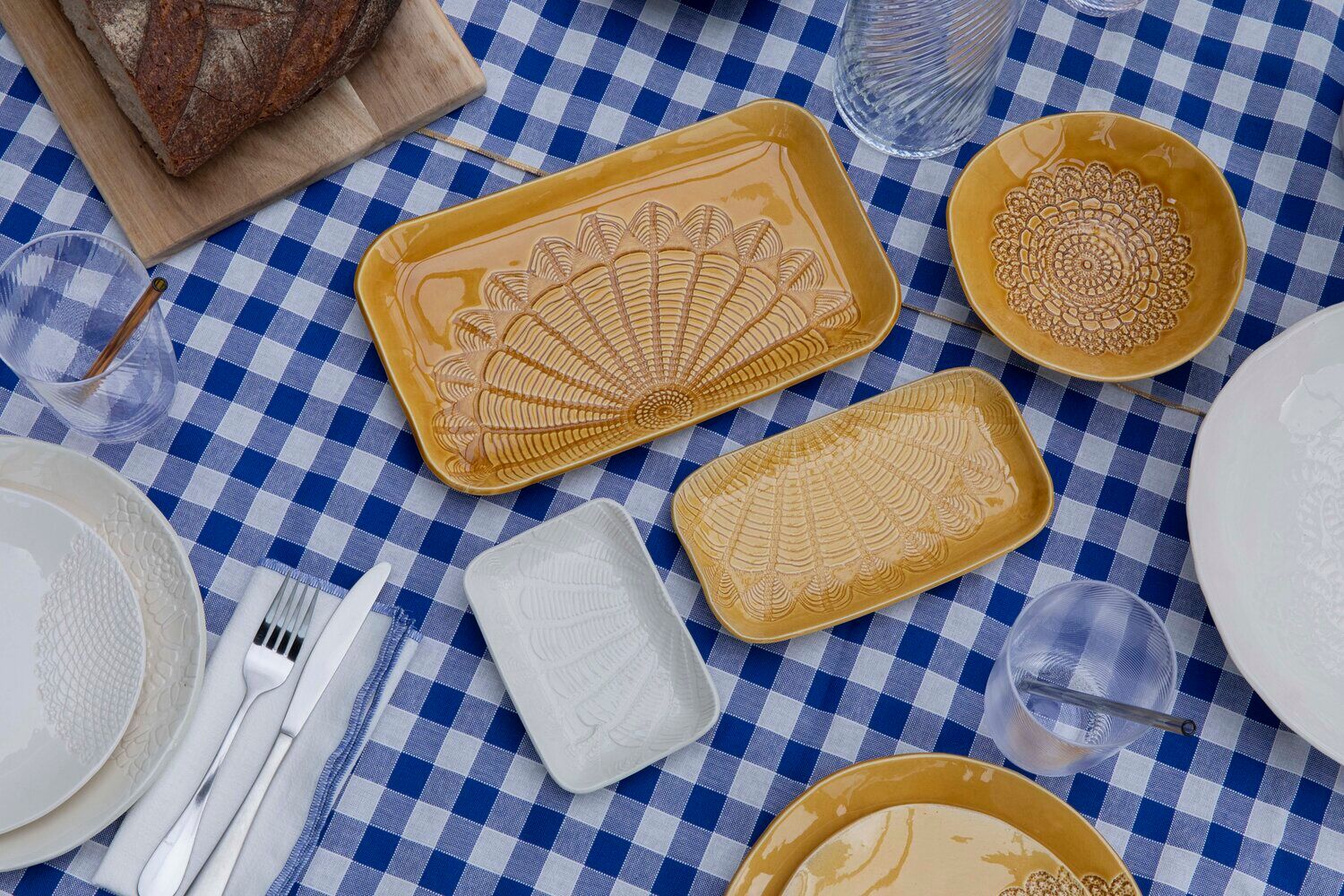 Plat plata saffron XL