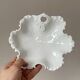 Coupelle porcelaine blanche forme feuille