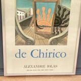 Affiche giorgio de chirico alexandre iolas sergio tosi milano new york