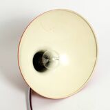 Original red Kaiser Idell metal table lamp model 6786 from the 1960s