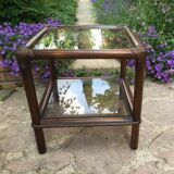 Coffee table piece of rattan sofa