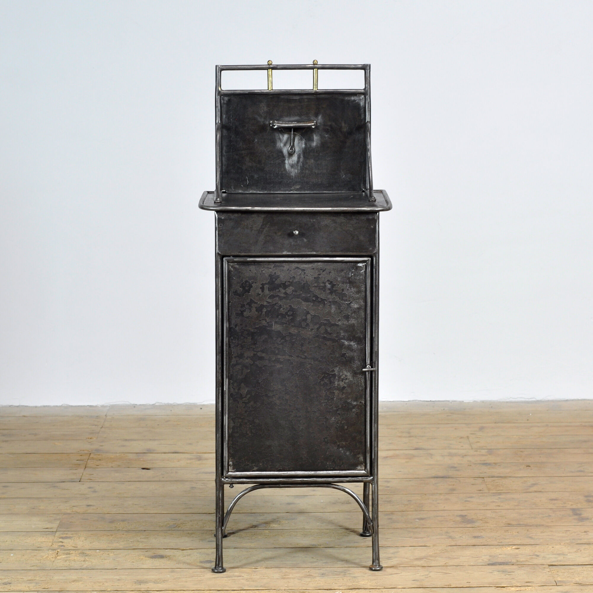 Iron bedside cabinet, 1910s