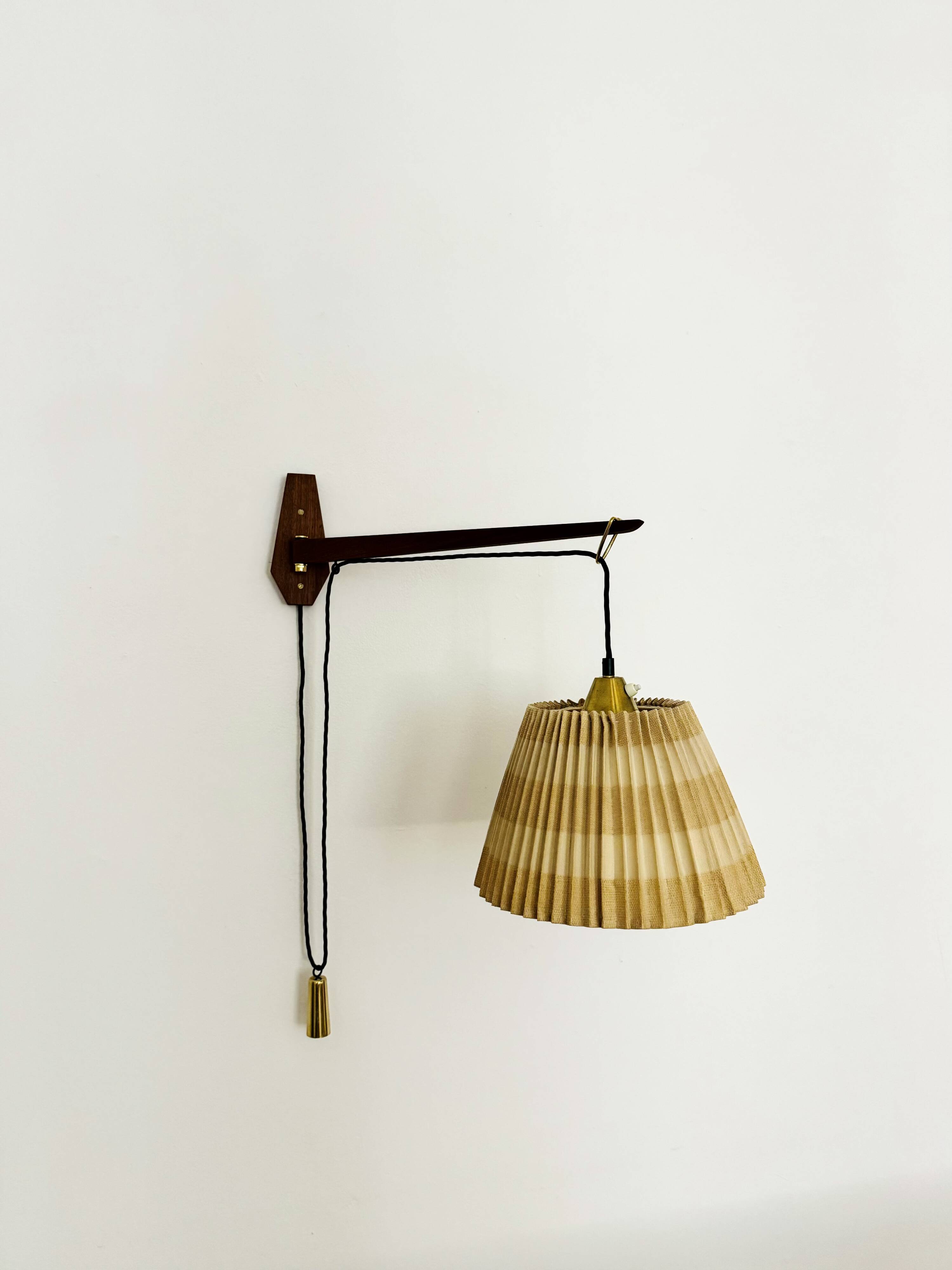 Adjustable Pleated Wall Lamp by Kaiser Leuchten
