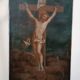 Ancient Oil on Canvas "Crucifixion", Italian School, 18th Century