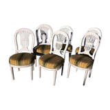 Set of six chairs
