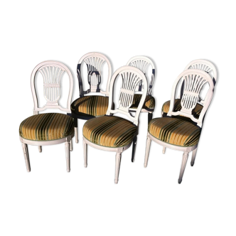 Set of six chairs