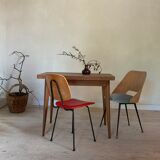 Vintage oak wallet table