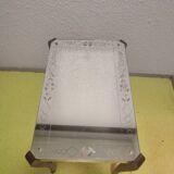Saber-legged mirrored coffee table 1960