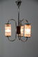 Art deco chandelier, czechoslovakia, 1930s