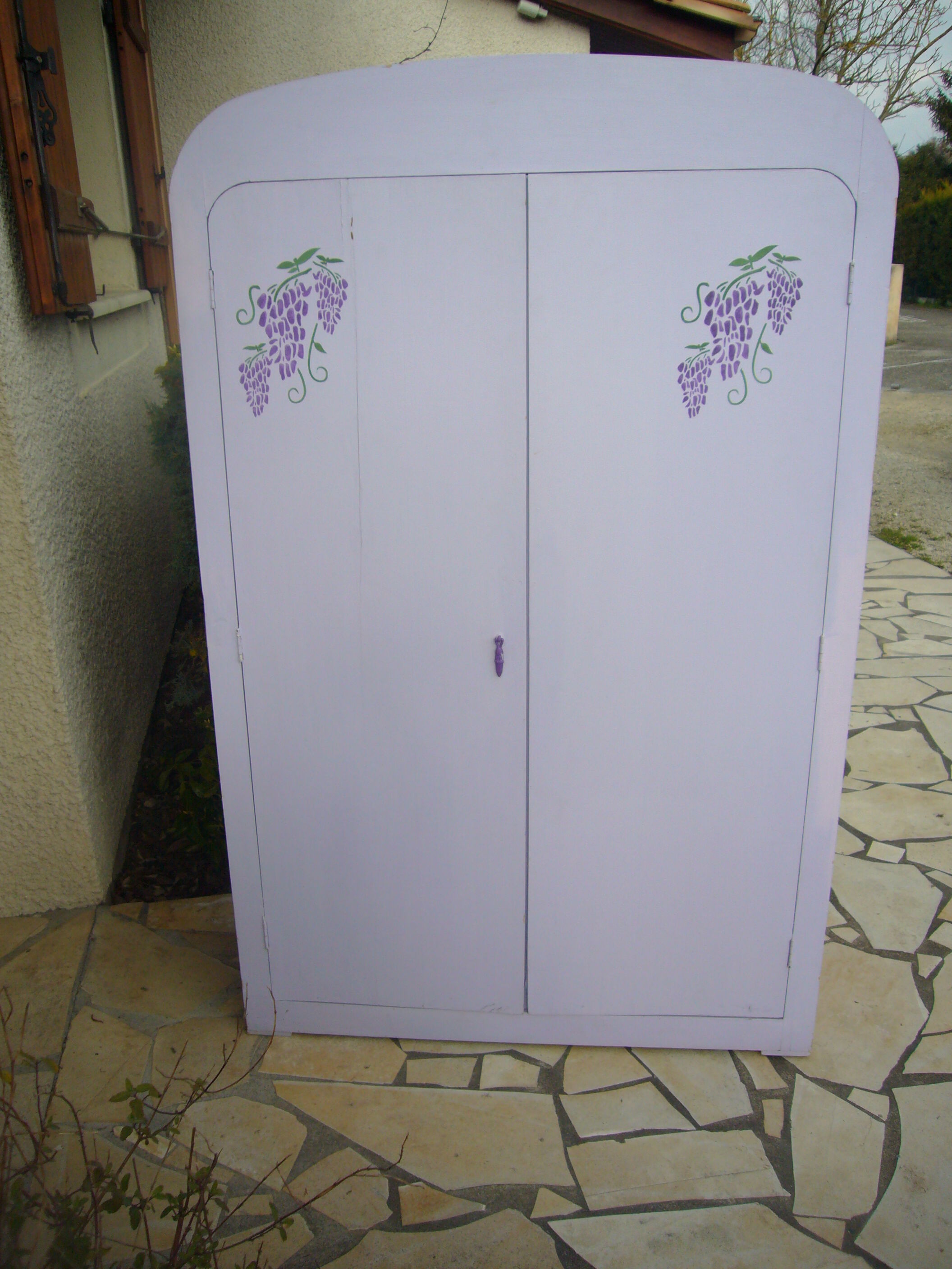 Art Deco style bookcase cabinet