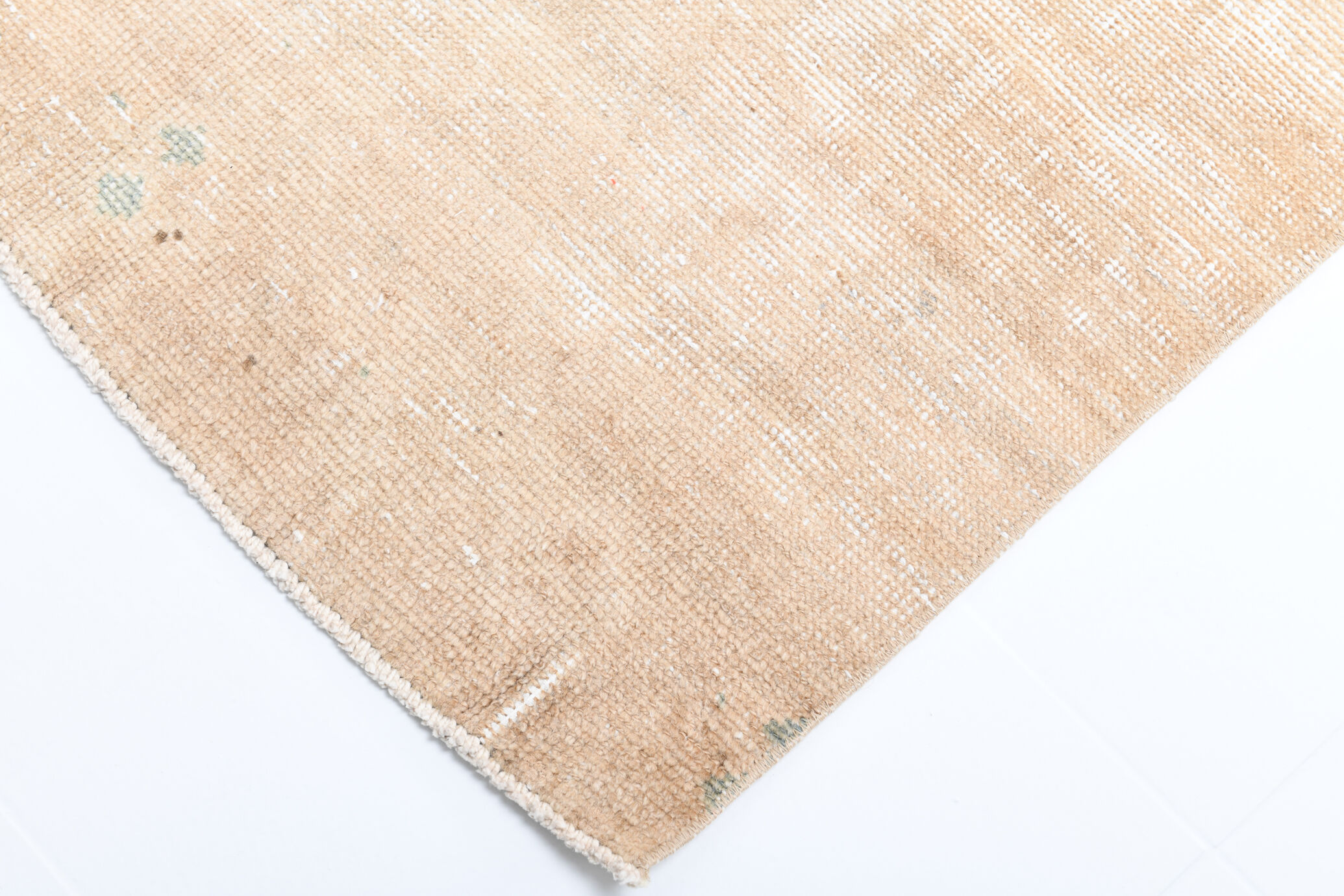 3x12 Classic Turkish Vintage Runner Rug, Handmade Vintage Rug, 3x12 Runner Rug, Brown Beige Rug,