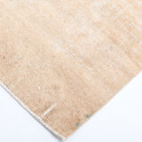 3x12 Classic Turkish Vintage Runner Rug, Handmade Vintage Rug, 3x12 Runner Rug, Brown Beige Rug,