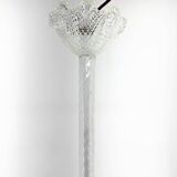 1950's Barovier & Toso Murano Glass and Brass Chandelier