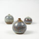 Trio of blue miniature ceramics Antonio Lampecco