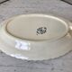 Plat oval Terre de Fer Longchamps Louis XVI 19ème