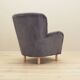 Fauteuil gris, design scandinave, production : Danemark