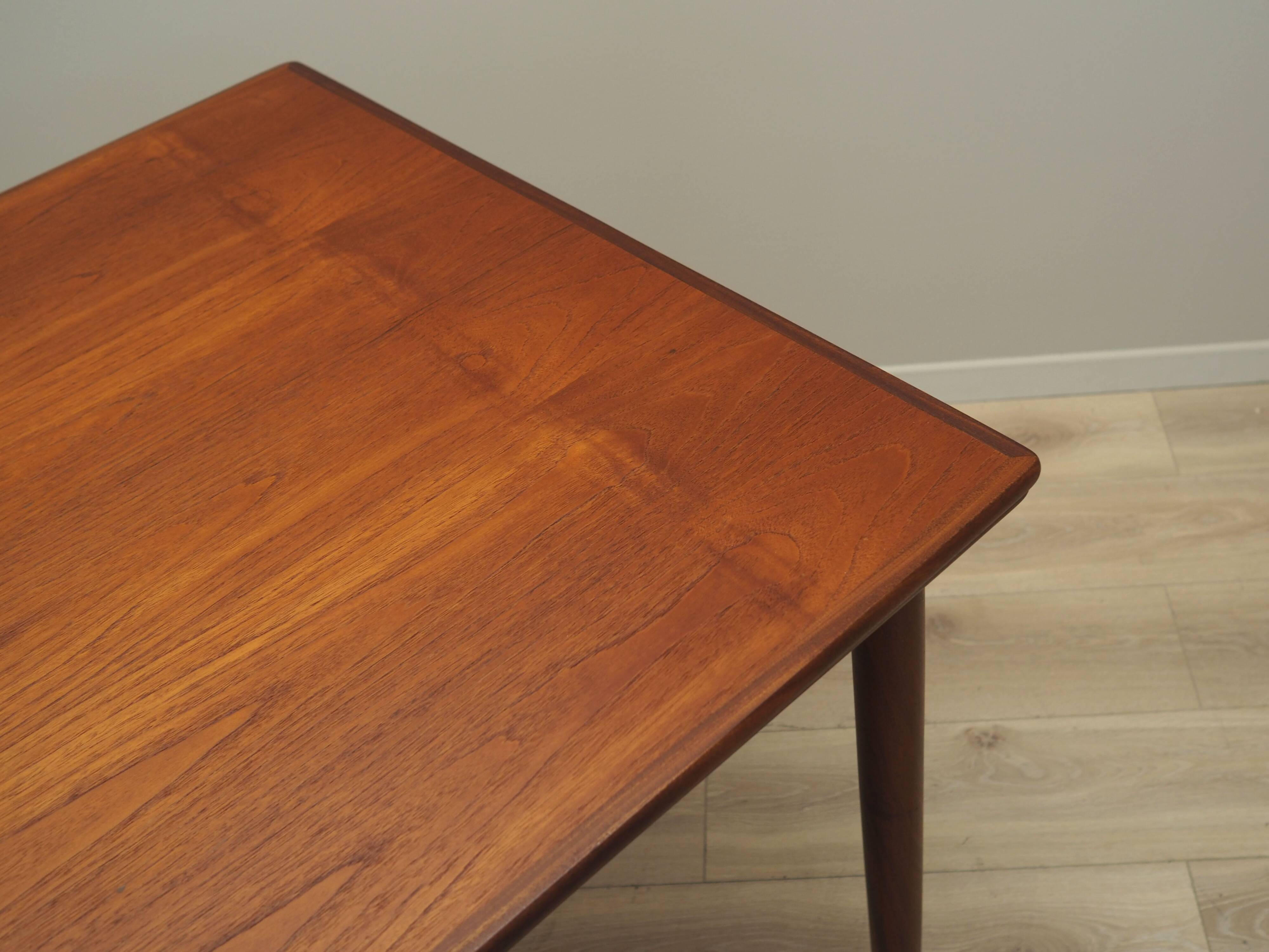 Teak table, Danish design, 1970s, production: Denmark