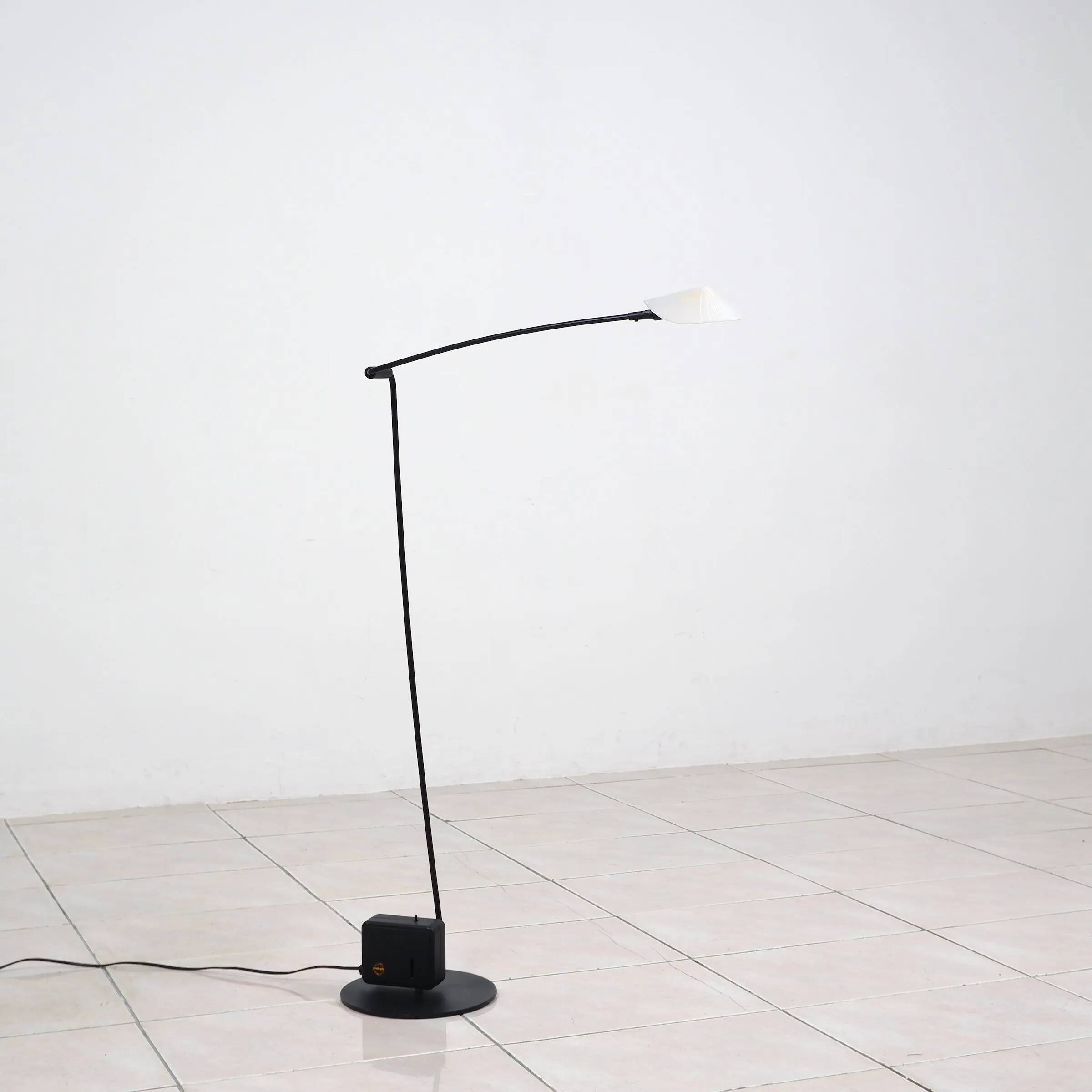 Set of 2 "Ambra" floor lamps by Valenti, Italy