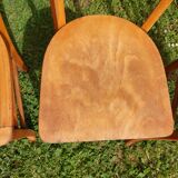 6 sanded bistro chairs
