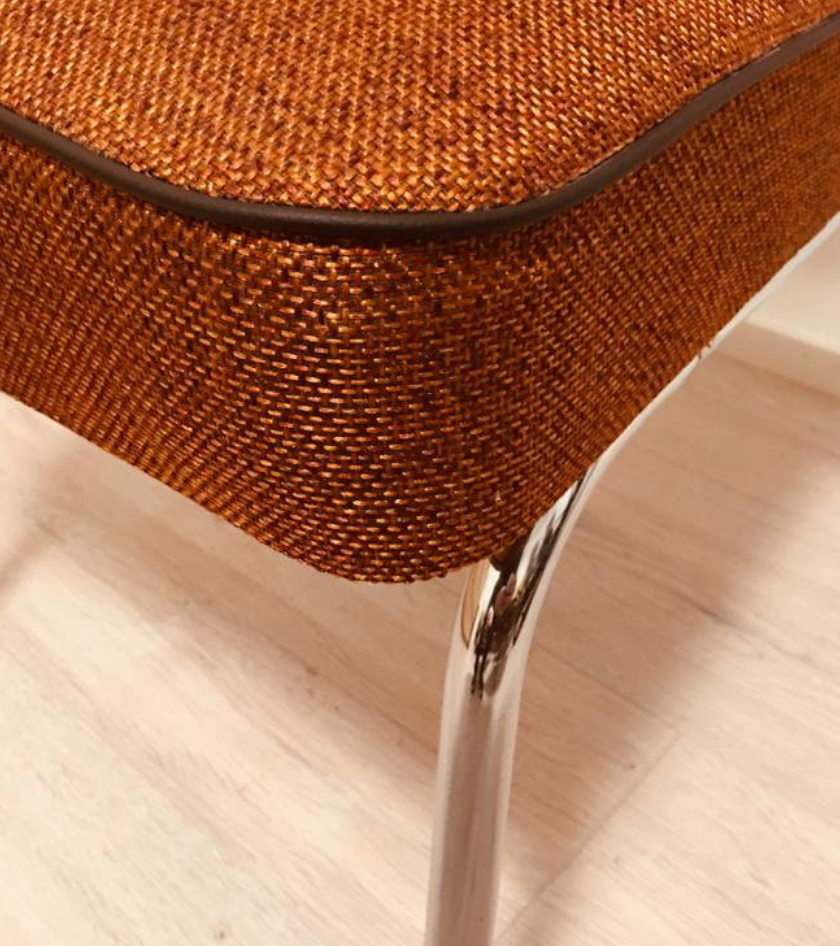 Hungarian spring Chair in chrome 1963