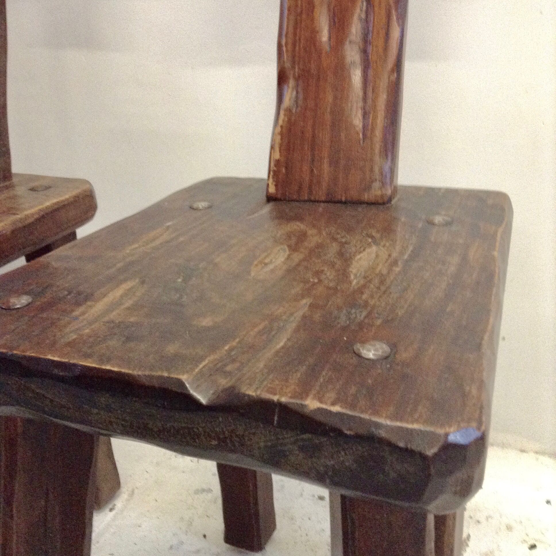 Brutalist chairs
