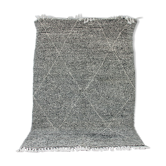 Tapis beni ouarain gris chine 240x160