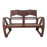 Burmese teak bench