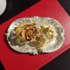 Silver metal tray