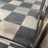 Table basse en verre vintage