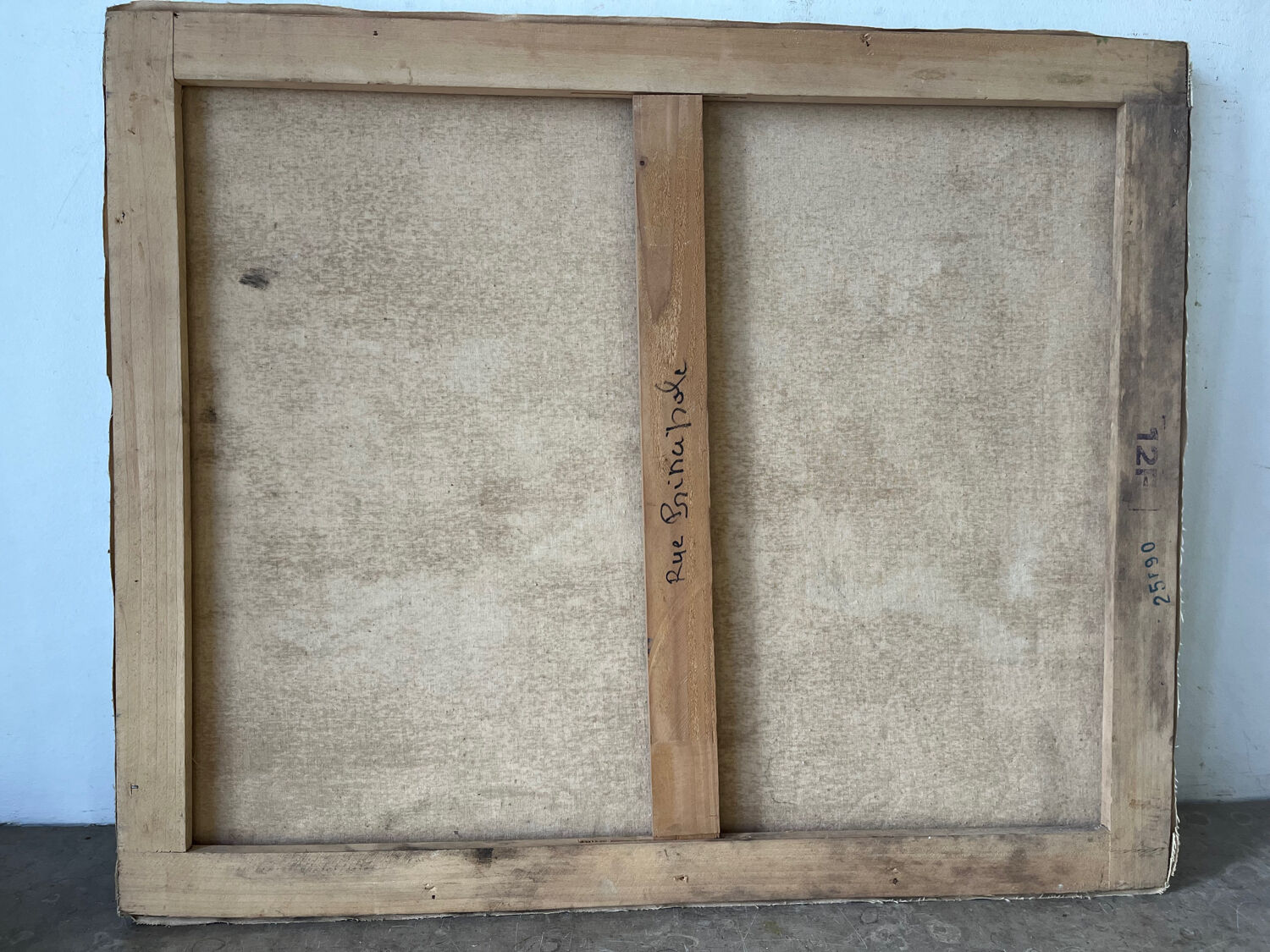 Main Street, knife technique, signed M Attal 1974