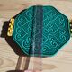 flat dish in slipware